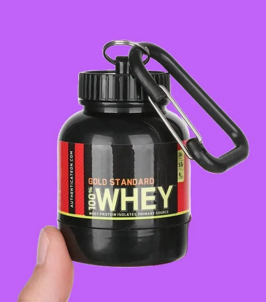 Protein Powder Container Keychain - Easy to Carry Protein Powder in Gym | ( Pack of 1 )
