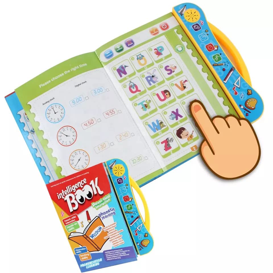 Kids Learn & Play Speaking Book | Make Your Kids Smart with Intelligence Book with All Learning Materials with Clear Voice with Touch Sensors for Kids