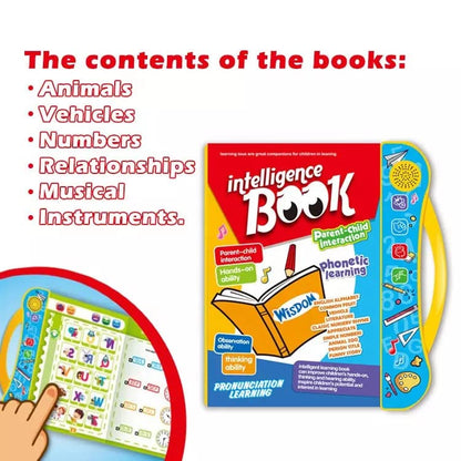 Kids Learn & Play Speaking Book | Make Your Kids Smart with Intelligence Book with All Learning Materials with Clear Voice with Touch Sensors for Kids