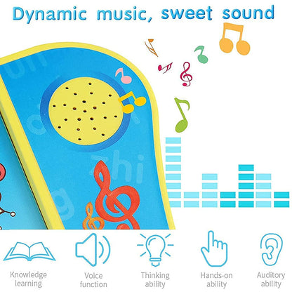 Kids Learn & Play Speaking Book | Make Your Kids Smart with Intelligence Book with All Learning Materials with Clear Voice with Touch Sensors for Kids