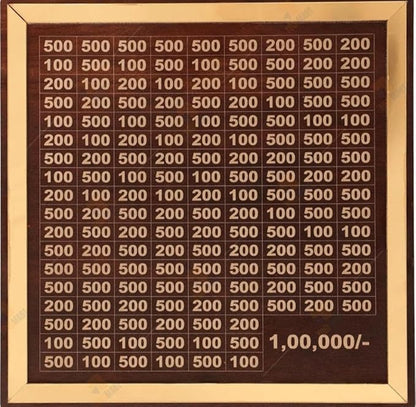 Wooden Money Piggy Bank for Kids & Adults | Save 1,00,00 Rupees