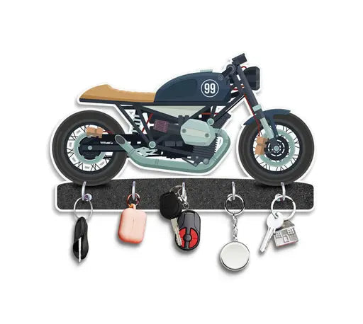 Wooden BIKE Key Holder For Home